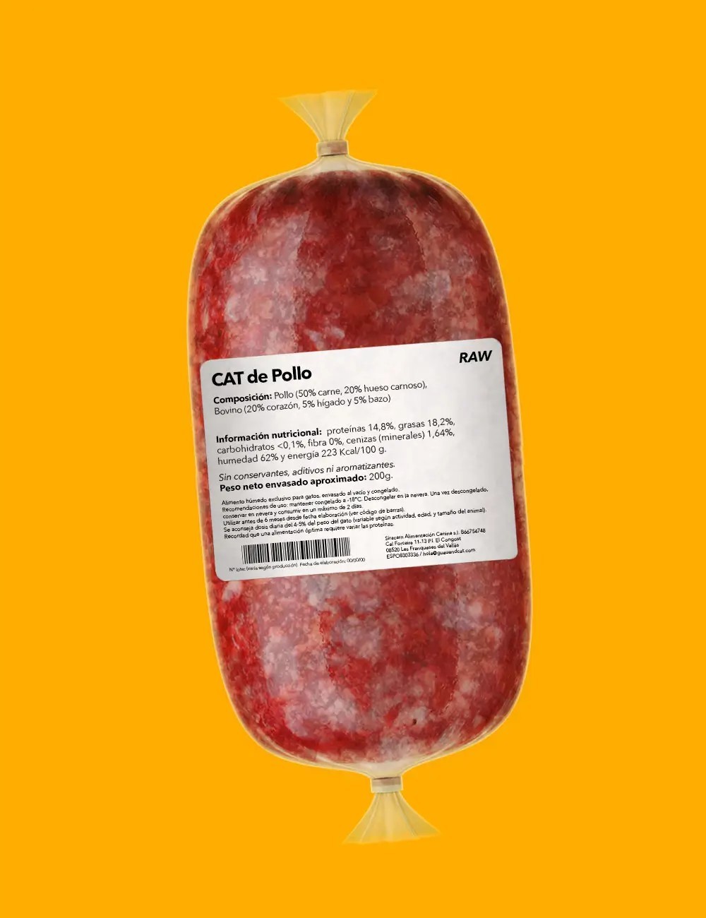 Pollo 200g CRUDO
