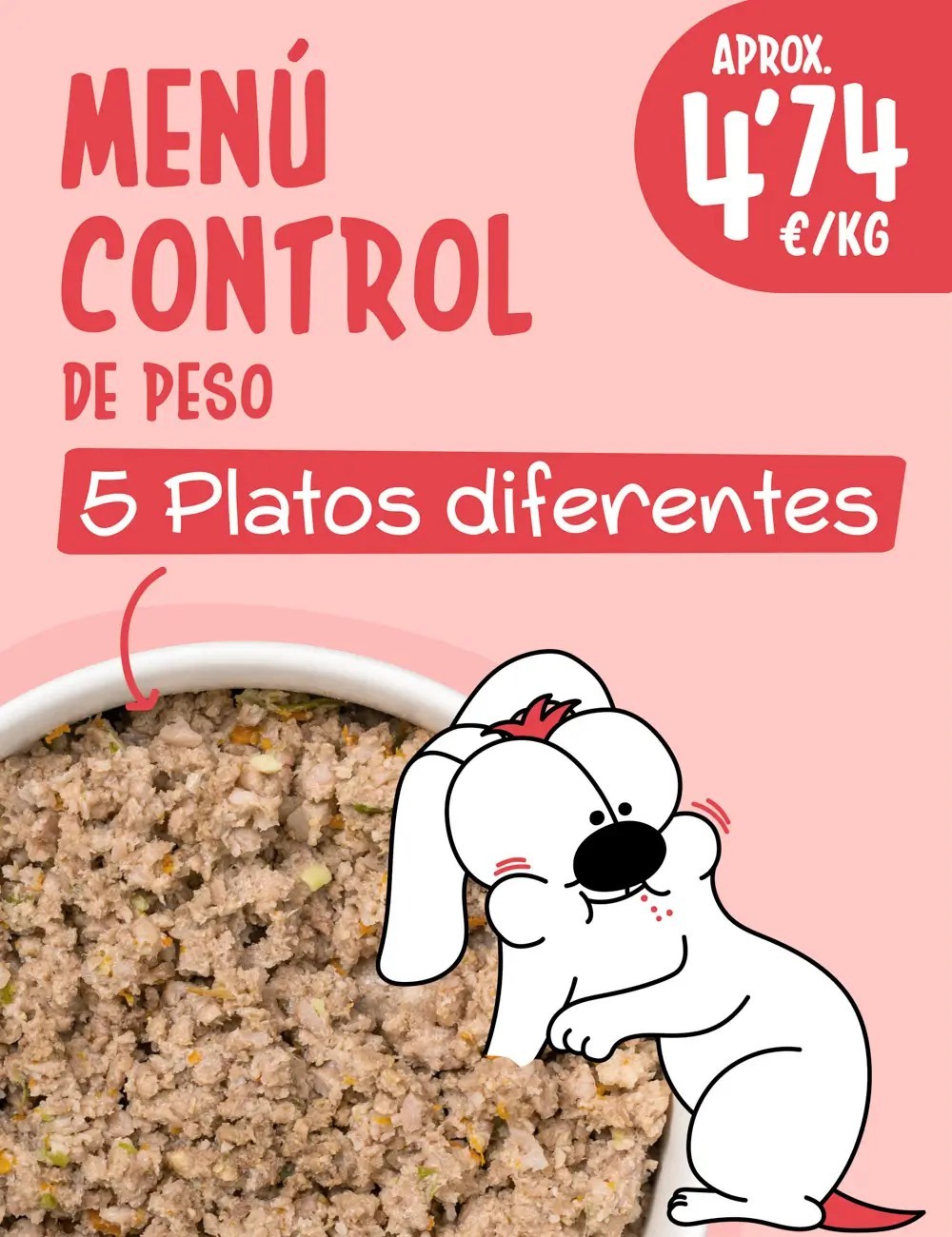 Menú Control de Peso COCINADO 5kg
