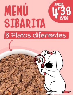 Menú Sibarita COCINADO 10-15kg
