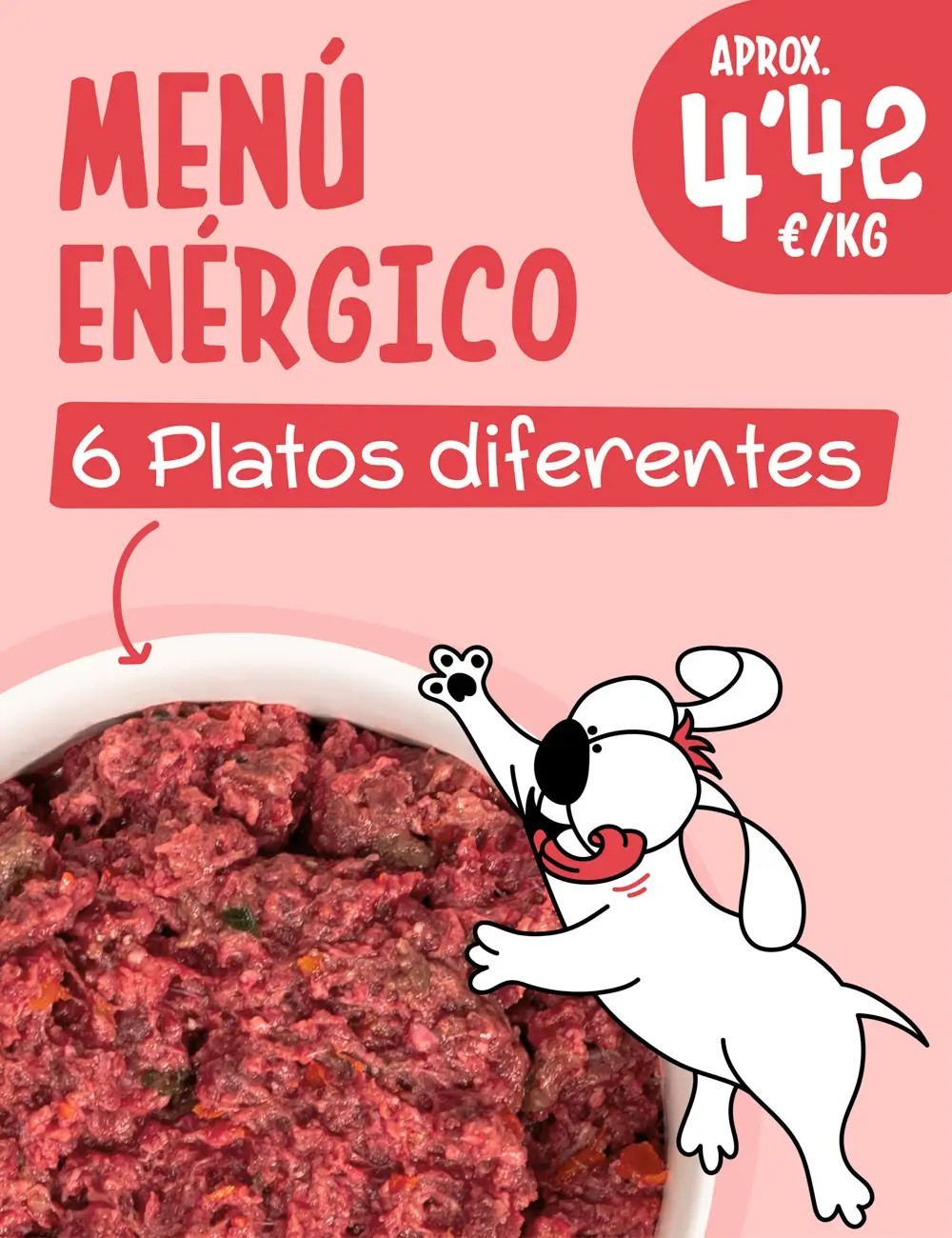 Menú Enérgico CRUDO 10-15kg