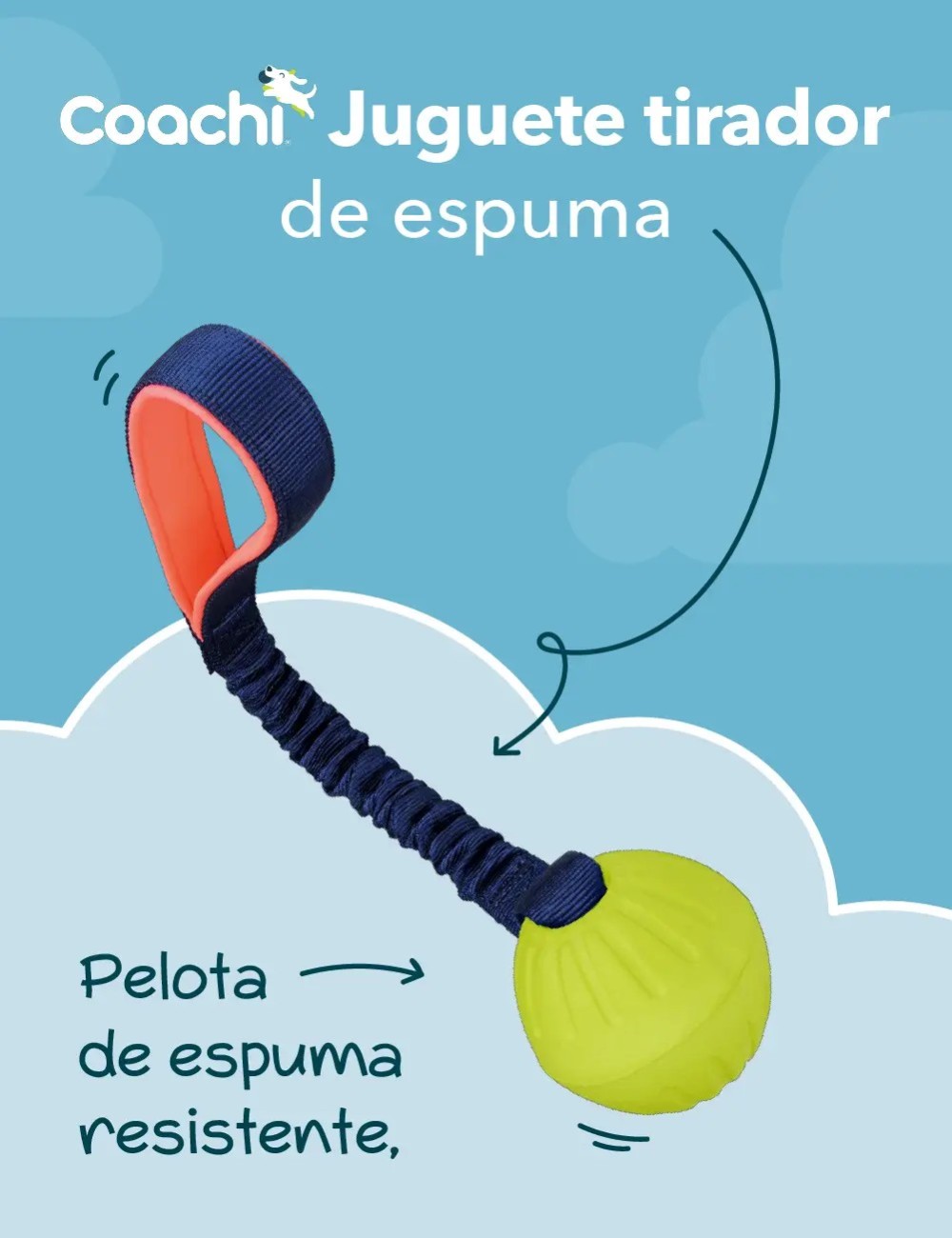 COACHI TUGGI BALL AZUL/CORAL/LIMA