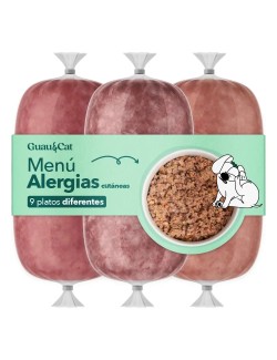 Menú Alergias Cutáneas CRUDO 10-15kg