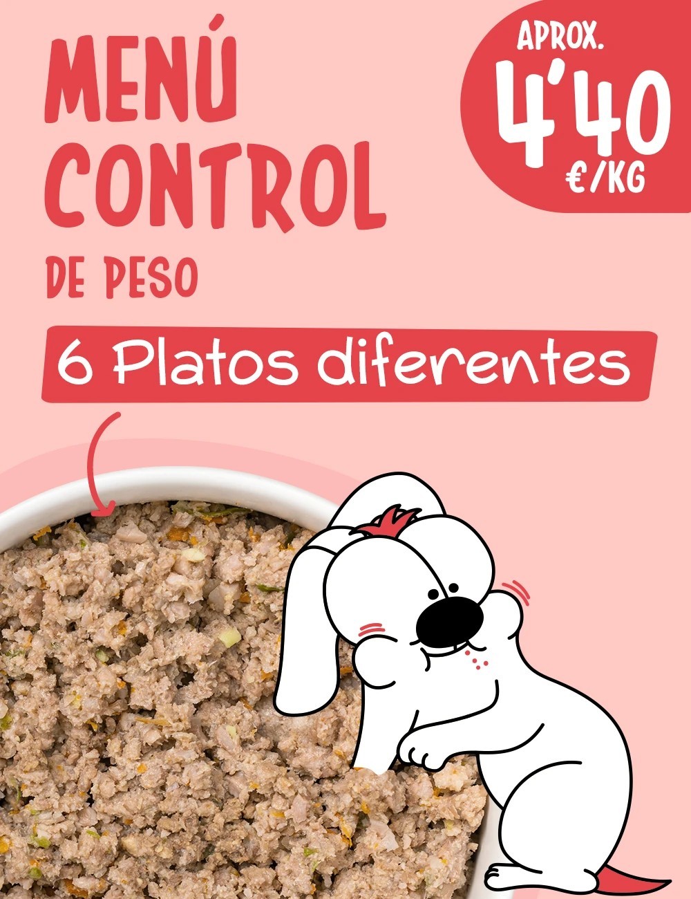 Menú Control de Peso COCINADO 10-15kg