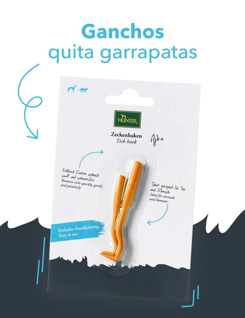 Hunter gancho para garrapatas plastico