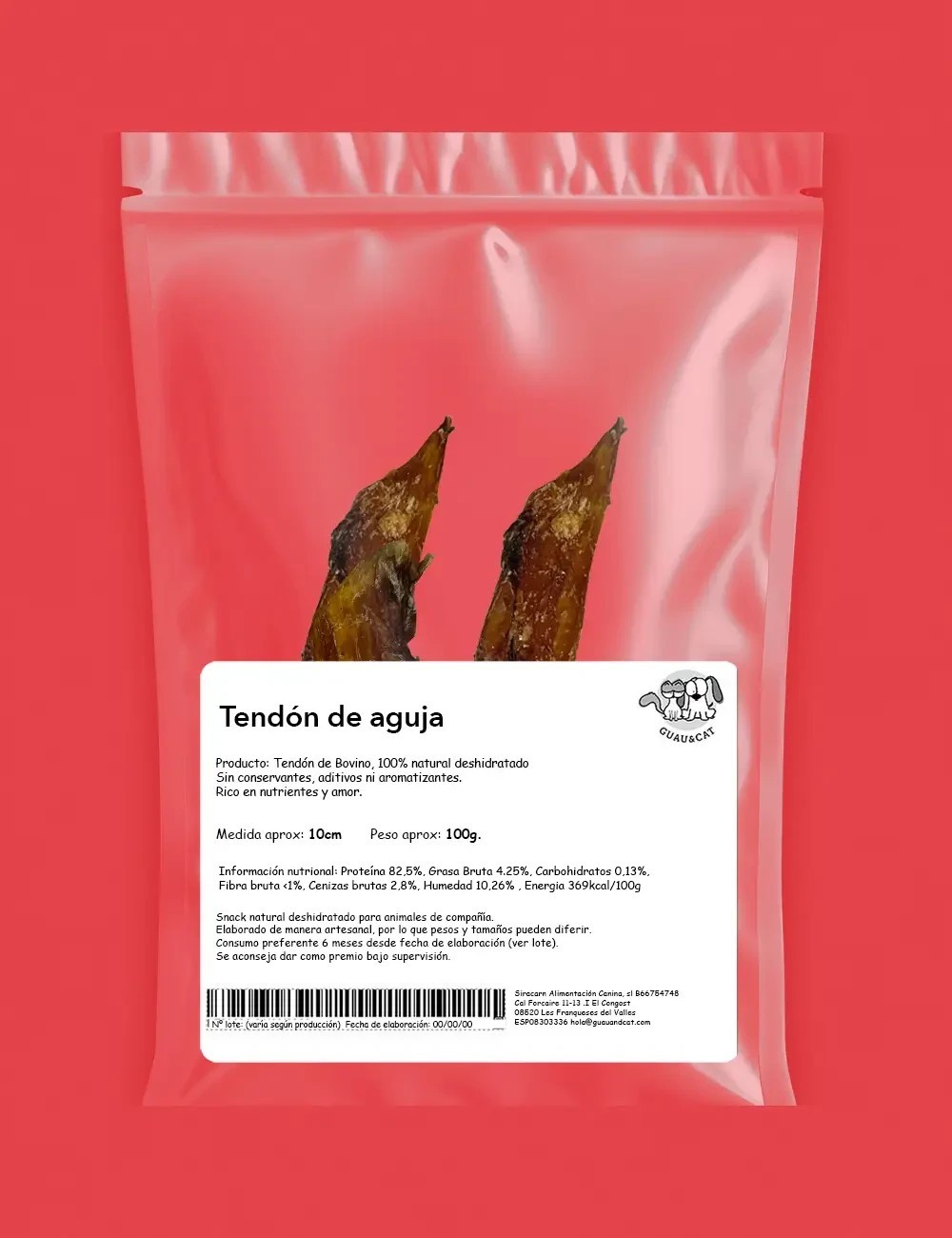 Snack Tendón de Aguja