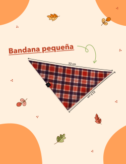 BANDANA PARA PELUDOS CHAPERROS  PEQUEÑA