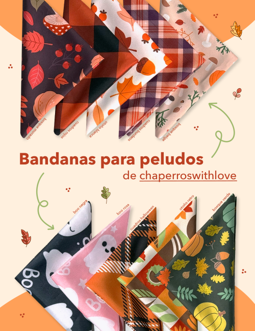 BANDANA PARA PELUDOS CHAPERROS  GRANDE