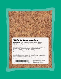 Conejo con Pera COCINADO