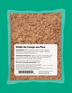 Conejo con Pera COCINADO