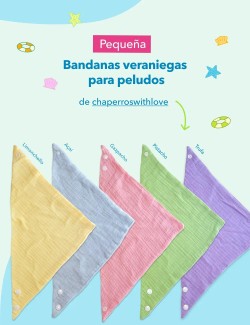 BANDANA PEQUEÑA PARA PELUDOS