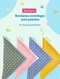BANDANA MEDIANA PARA PELUDOS