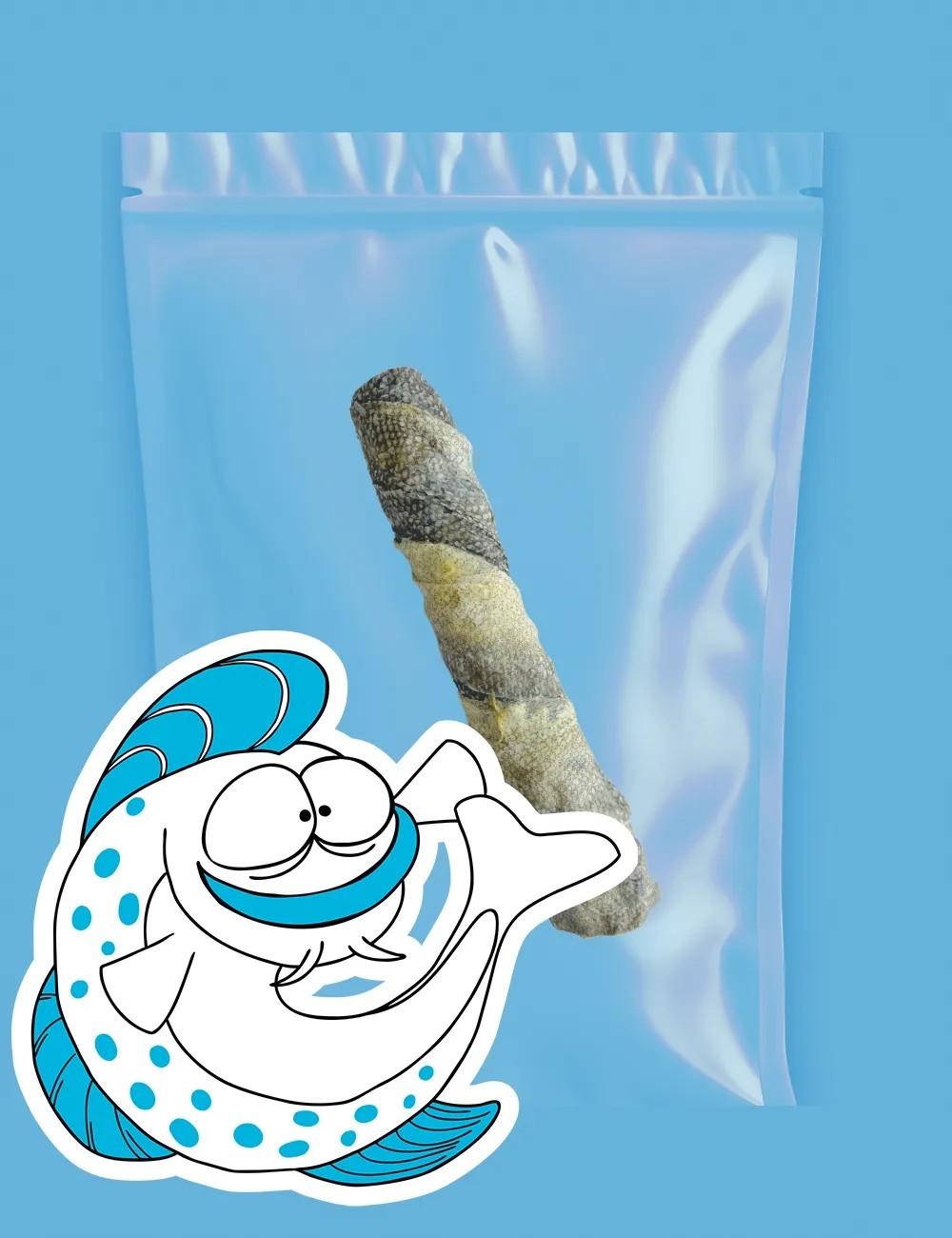 Barrita de piel de bacalao