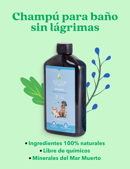 ARAVA CHAMPÚ EXTRASUAVE (ANTI LÁGRIMAS) PARA PERROS Y CACHORROS 400ML