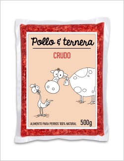 rPollo y Ternera 500g CRUDO  - 1