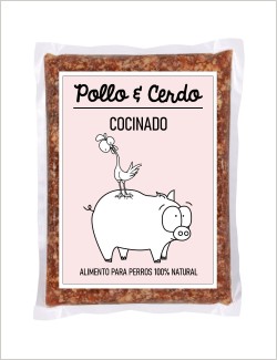 Pollo y Cerdo COCINADO GUAU AND CAT - 1