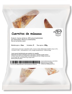 Snack Cuernitos de Bovino GUAU AND CAT - 2