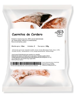 Snack Cuernitos de Cordero GUAU AND CAT - 2