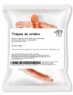 Snack Tráquea de Cordero GUAU AND CAT - 2