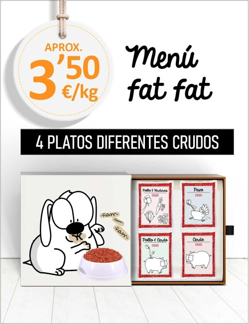 Menú Perros con Obesidad CRUDO de 5 a 40kg