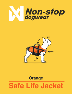 NON-STOP DOGWEAR SAFE LIFE JACKET NARANJA