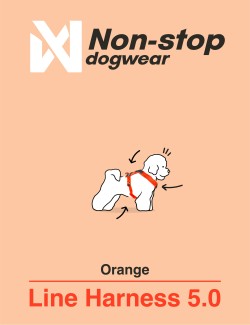 NON-STOP DOGWEAR LINE HARNESS 5.0 NARANJA