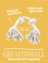 GREAT&SMALL CUERDO FORMA HUESO 4 NUDOS 60CM