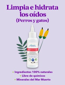 ARAVA AROMATERAPIA LIMPIADOR DE OÍDOS PARA PERROS Y GATOS 120ML