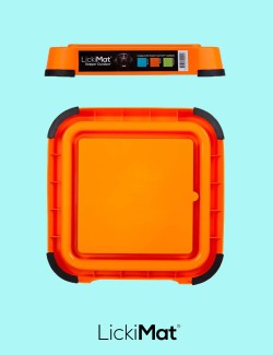 LICKIMAT KEEPER OUTDOOR NARANJA