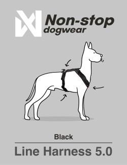 NON-STOP DOGWEAR LINE HARNESS 5.0 NEGRO