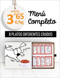 Menú Completo CRUDO de 5 a 40kg