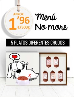 Menú Perros Esterilizados CRUDO de 5 a 15kg