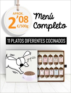 Menú Completo COCINADO de 5 a 15kg