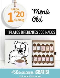 Menú Perros Senior COCINADO de 5kg