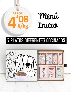 Menú Inicio COCINADO de 15 a 25kg