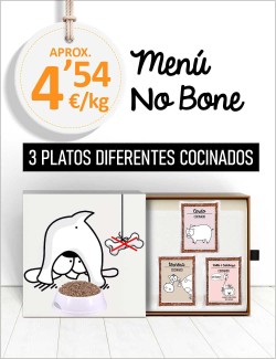 Menú Sin Hueso COCINADO de 15 a 25kg