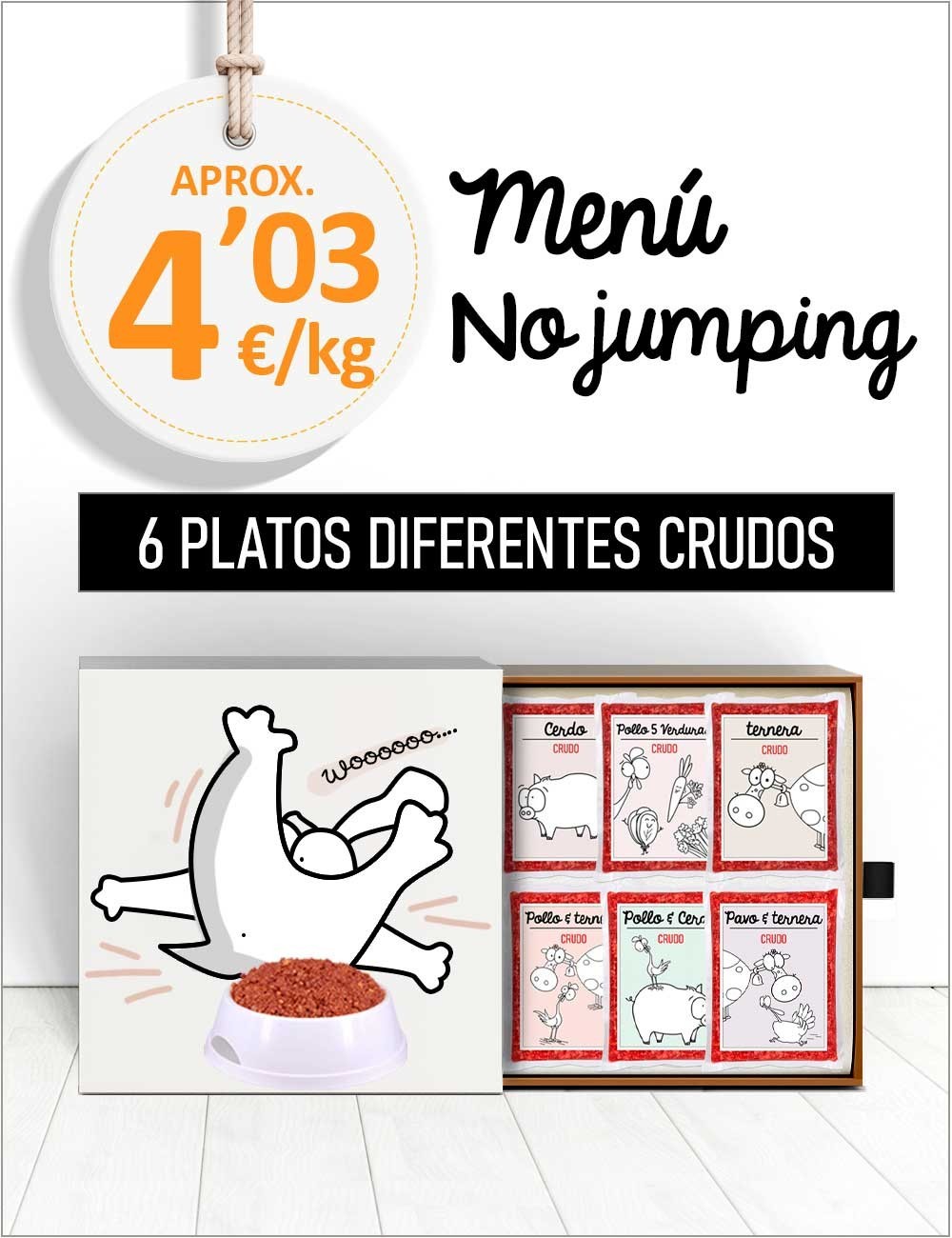 Menú Problemas Articulares CRUDO de 15 a 25kg