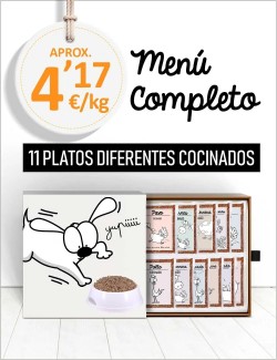 Menú Completo COCINADO de 15 a 25kg