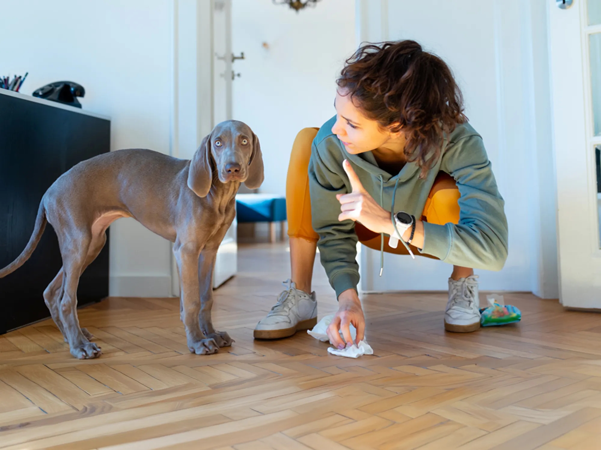 Mi perro se orina en casa y antes no lo hacía