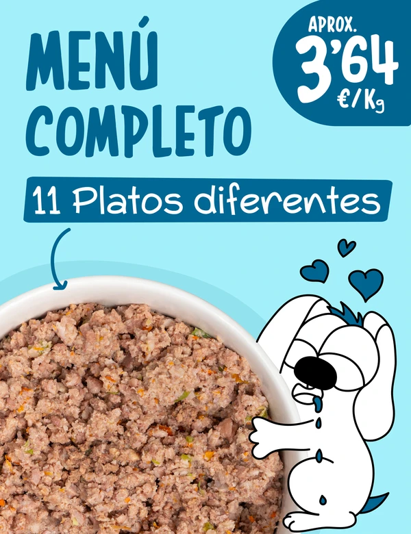 Menu completo cocinado 5kg