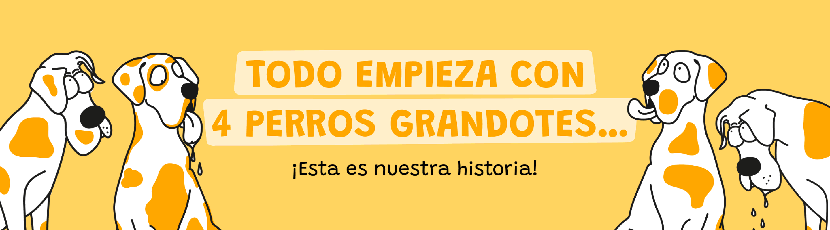 Todo empieza con 4 peludos grandotes: la historia de Guau&Cat, comida natural para perros y gatos