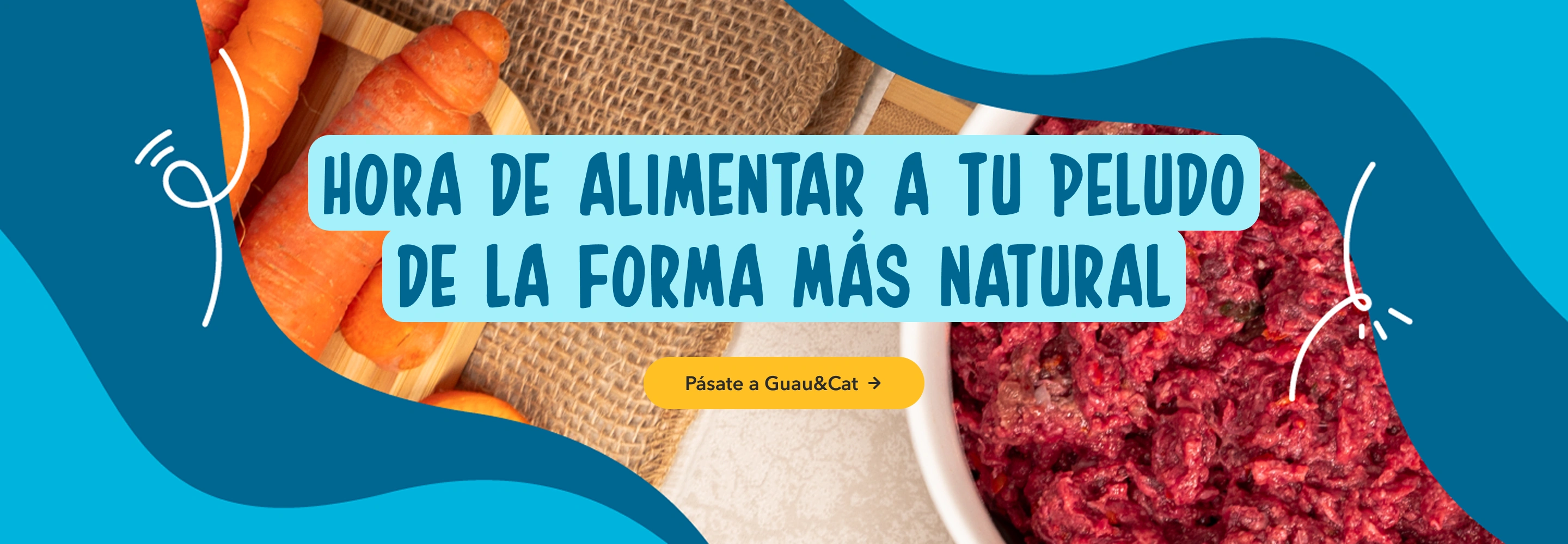 Alimenta a tu peludo de la forma más natural — Guau&Cat