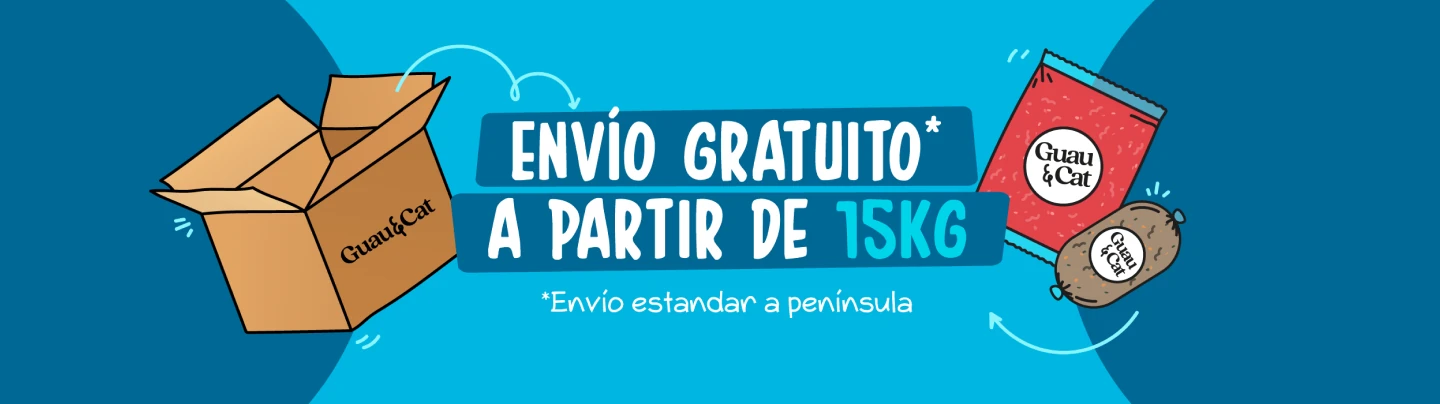 Envío gratuito a partir de 15 kg. Envío estándar a península.